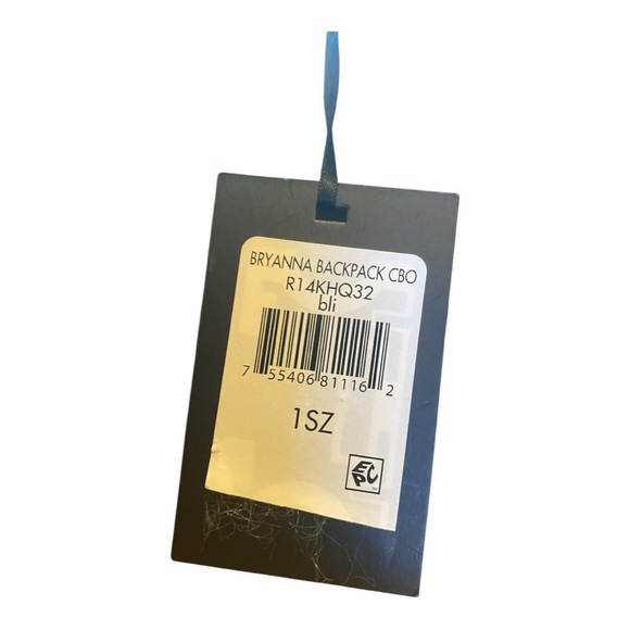 DKNY Bryanna Mini Stylish Black and Cream Backpack - Picture 6 of 14